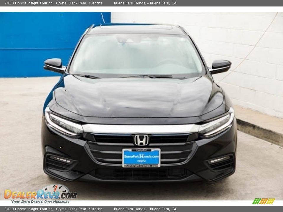 2020 Honda Insight Touring Crystal Black Pearl / Mocha Photo #3