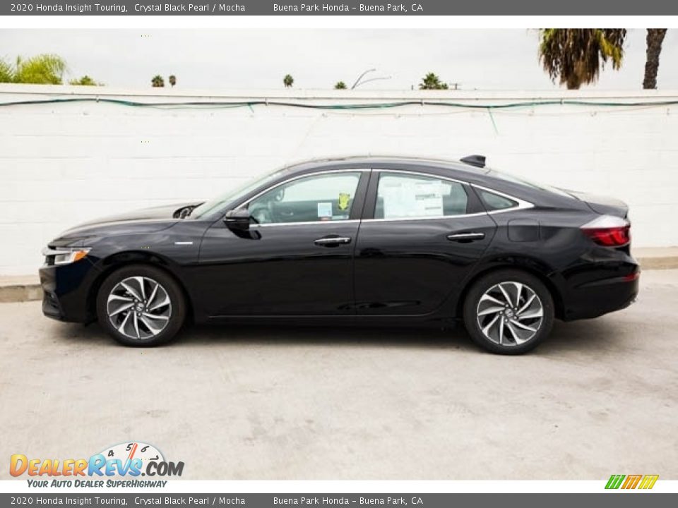 2020 Honda Insight Touring Crystal Black Pearl / Mocha Photo #5