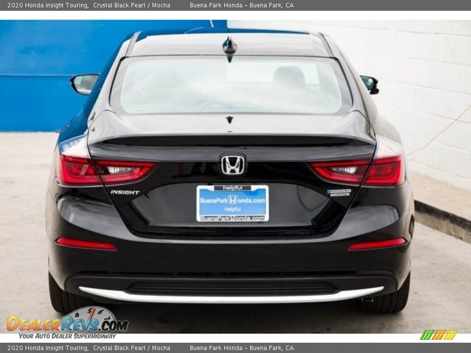 2020 Honda Insight Touring Crystal Black Pearl / Mocha Photo #6