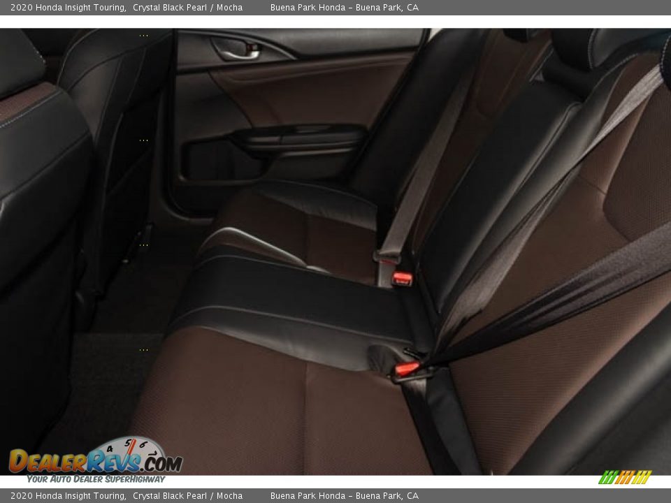 2020 Honda Insight Touring Crystal Black Pearl / Mocha Photo #18