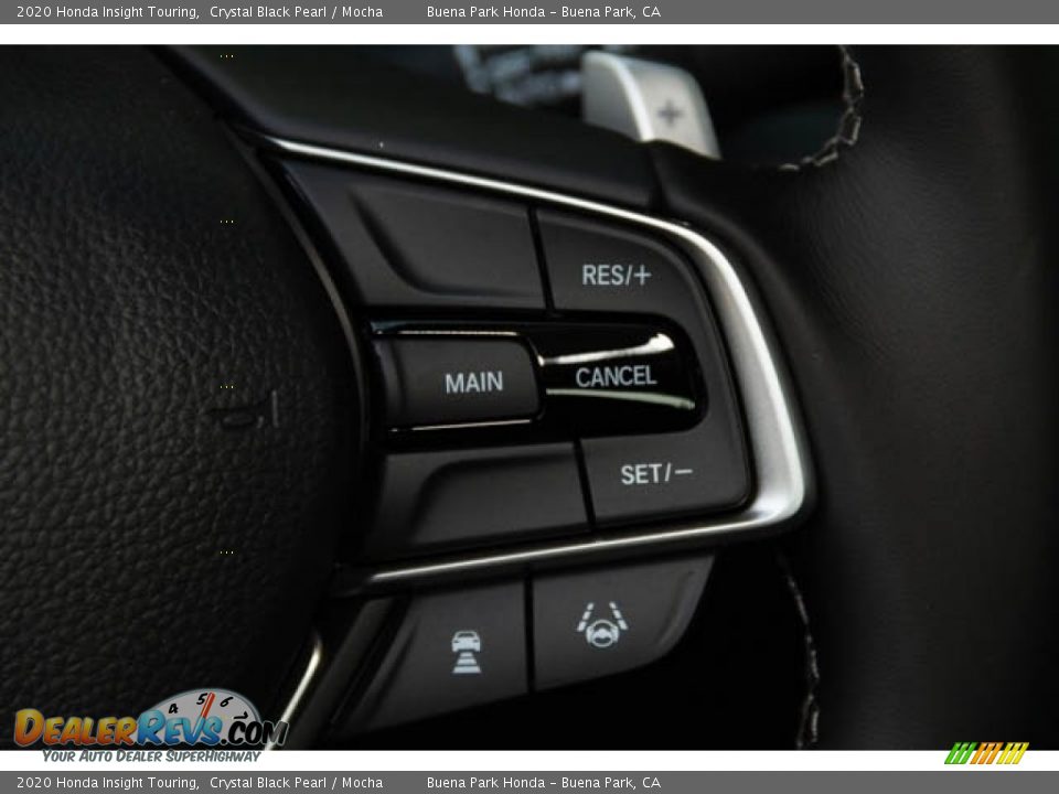 2020 Honda Insight Touring Crystal Black Pearl / Mocha Photo #23