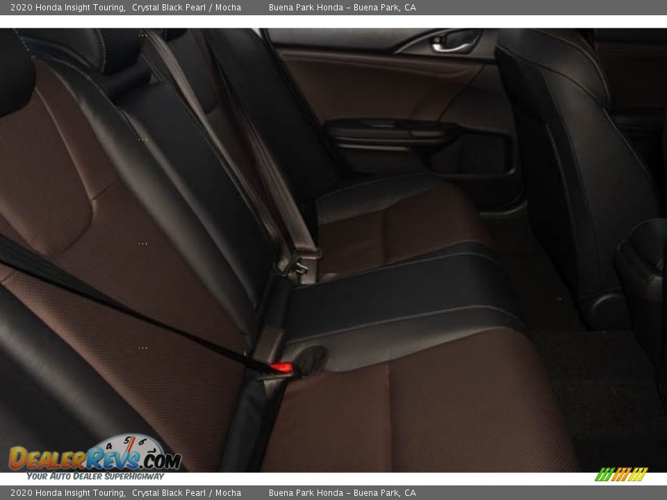 2020 Honda Insight Touring Crystal Black Pearl / Mocha Photo #30