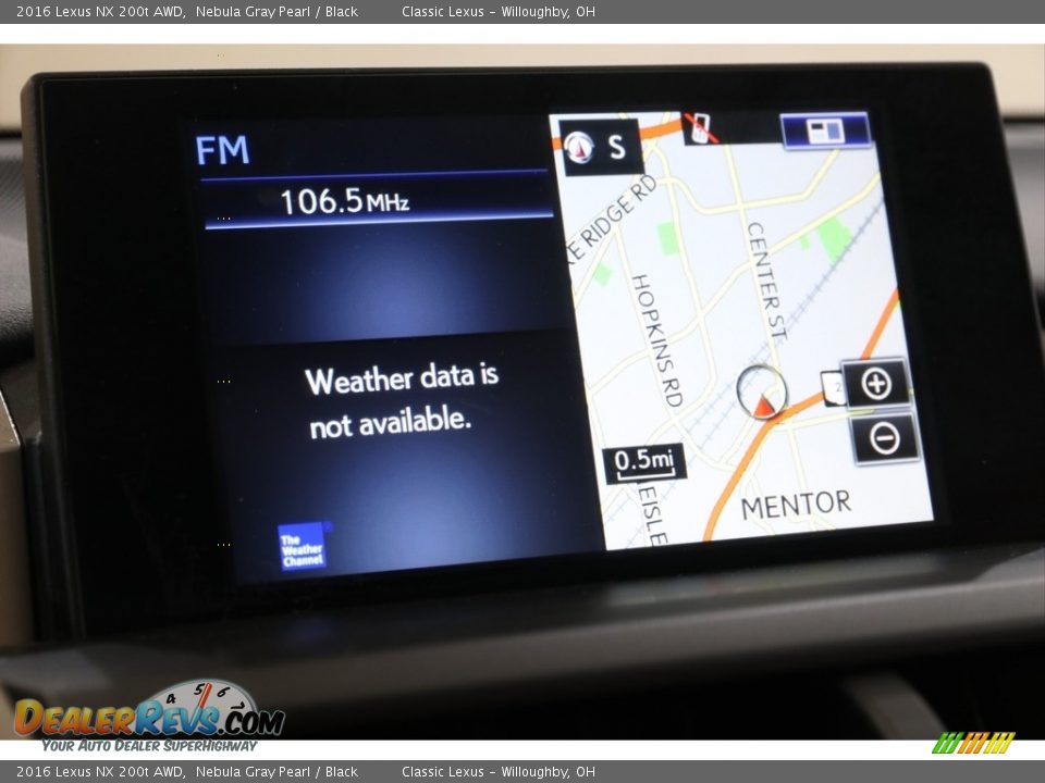 2016 Lexus NX 200t AWD Nebula Gray Pearl / Black Photo #15