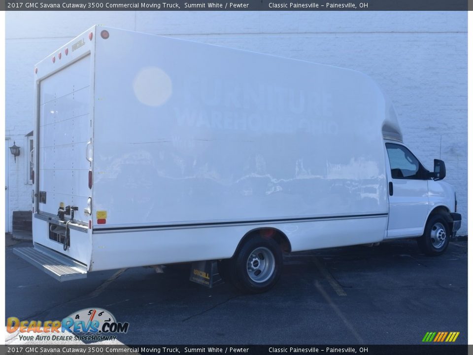 2017 GMC Savana Cutaway 3500 Commercial Moving Truck Summit White / Pewter Photo #2