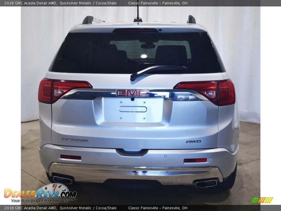 2018 GMC Acadia Denali AWD Quicksilver Metallic / Cocoa/Shale Photo #3
