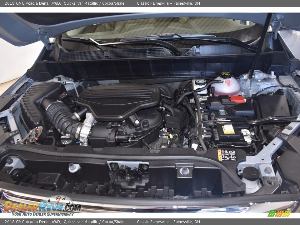 2018 GMC Acadia Denali AWD Quicksilver Metallic / Cocoa/Shale Photo #5