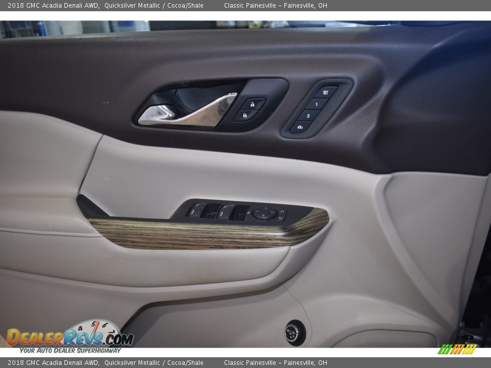 2018 GMC Acadia Denali AWD Quicksilver Metallic / Cocoa/Shale Photo #10