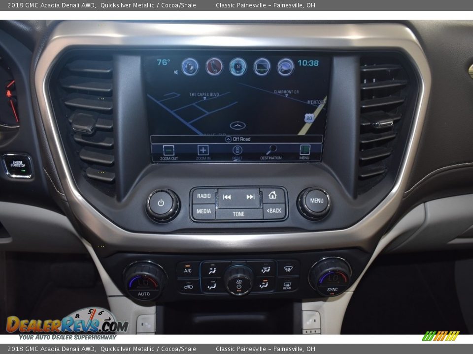 2018 GMC Acadia Denali AWD Quicksilver Metallic / Cocoa/Shale Photo #13