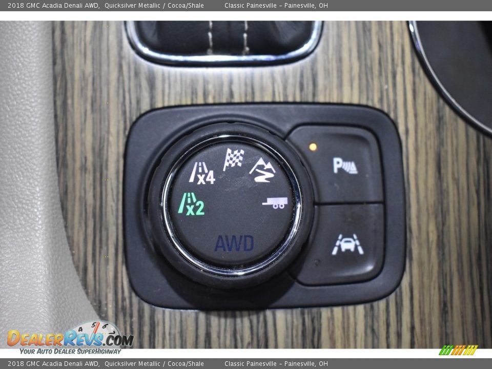 2018 GMC Acadia Denali AWD Quicksilver Metallic / Cocoa/Shale Photo #15