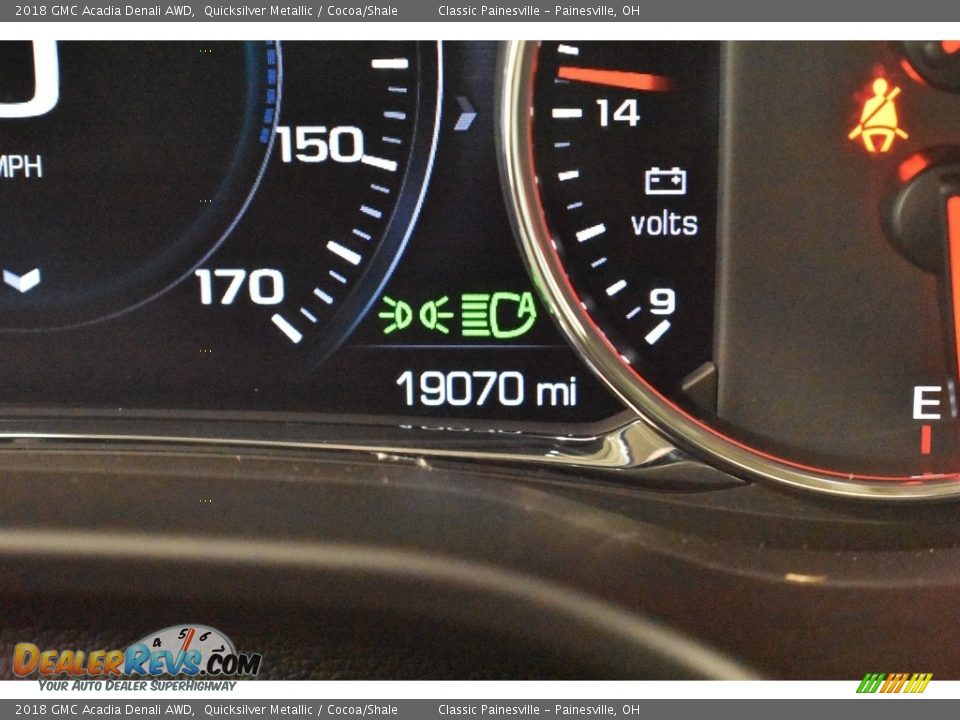 2018 GMC Acadia Denali AWD Quicksilver Metallic / Cocoa/Shale Photo #17