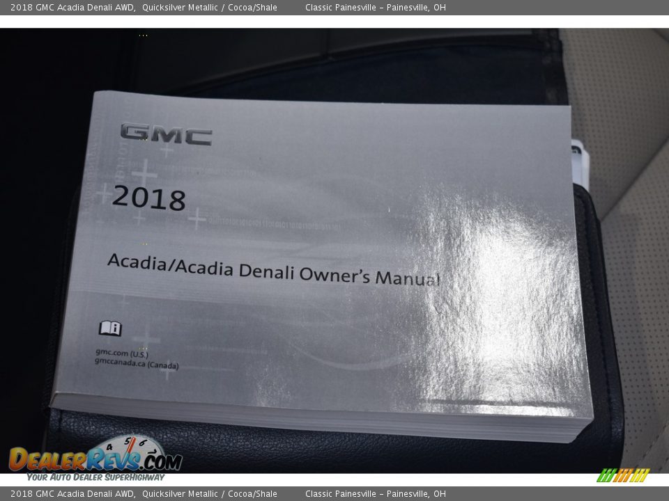 2018 GMC Acadia Denali AWD Quicksilver Metallic / Cocoa/Shale Photo #18