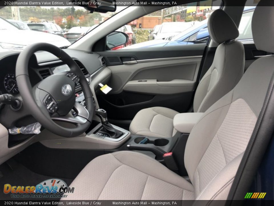 2020 Hyundai Elantra Value Edition Lakeside Blue / Gray Photo #4