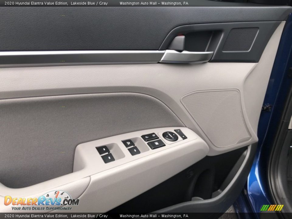 2020 Hyundai Elantra Value Edition Lakeside Blue / Gray Photo #6