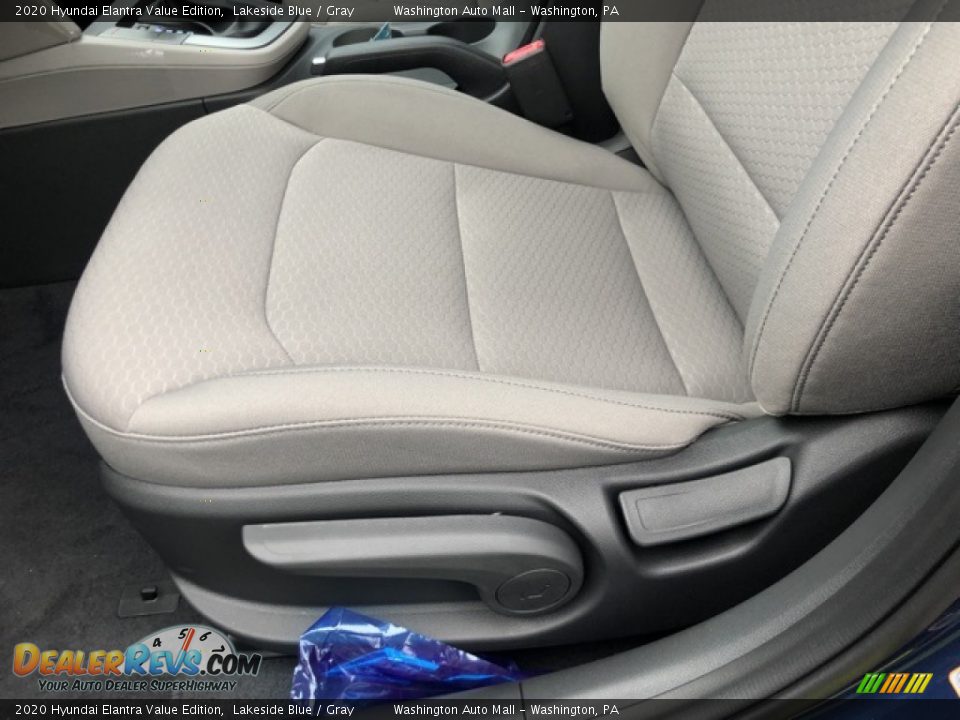 2020 Hyundai Elantra Value Edition Lakeside Blue / Gray Photo #7