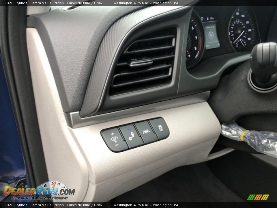 2020 Hyundai Elantra Value Edition Lakeside Blue / Gray Photo #8