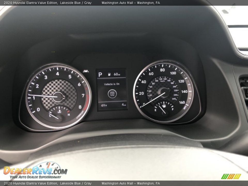2020 Hyundai Elantra Value Edition Lakeside Blue / Gray Photo #12