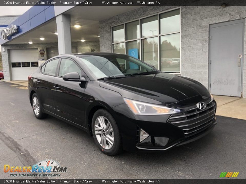 2020 Hyundai Elantra Value Edition Phantom Black / Gray Photo #1