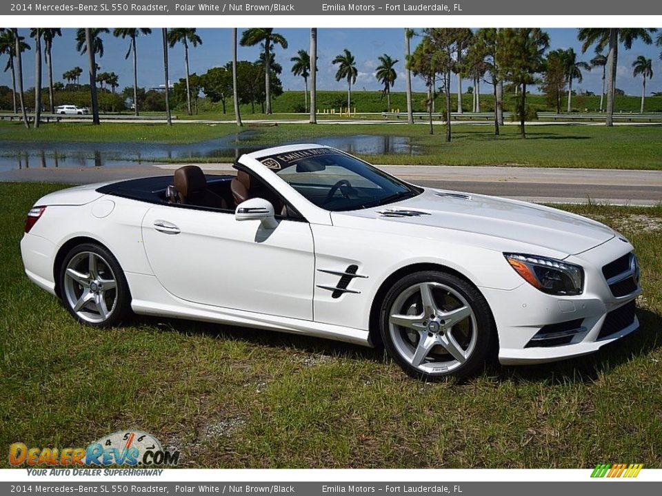 Polar White 2014 Mercedes-Benz SL 550 Roadster Photo #3