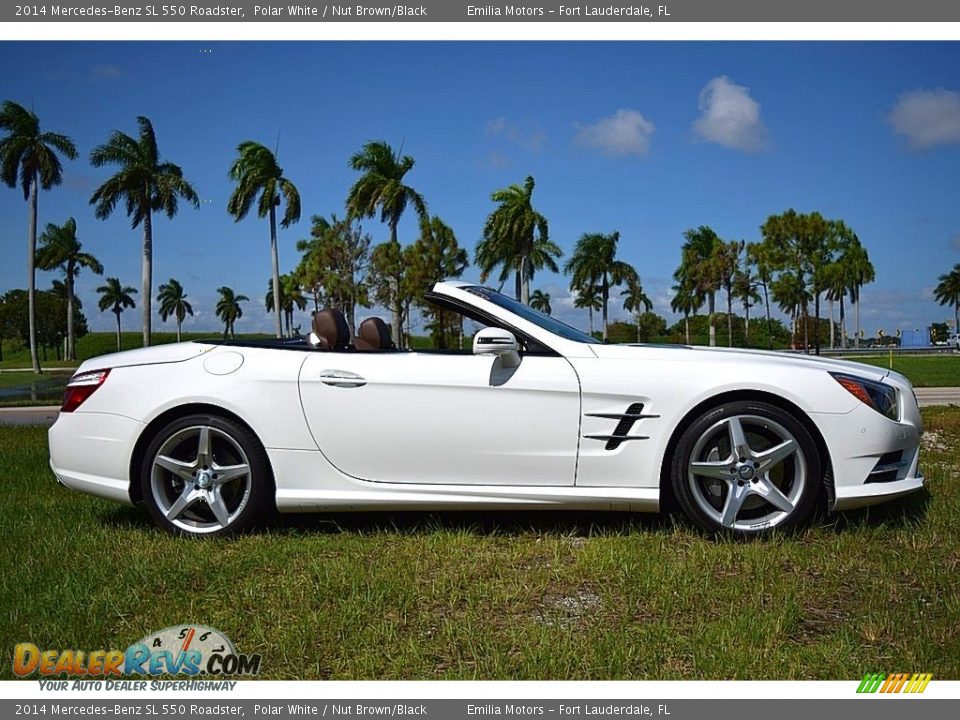 Polar White 2014 Mercedes-Benz SL 550 Roadster Photo #4