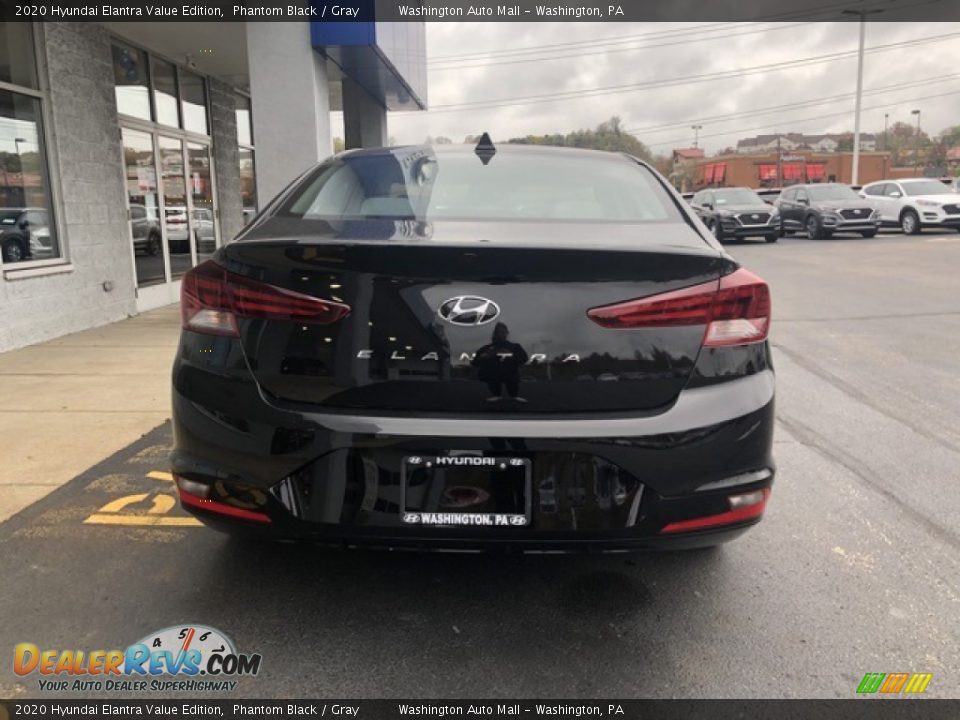 2020 Hyundai Elantra Value Edition Phantom Black / Gray Photo #3