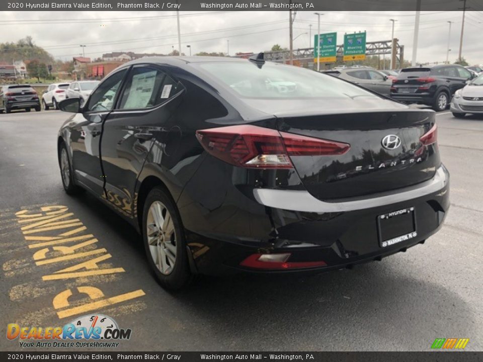 2020 Hyundai Elantra Value Edition Phantom Black / Gray Photo #4