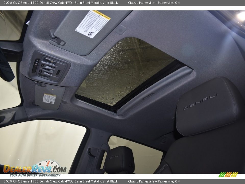 2020 GMC Sierra 1500 Denali Crew Cab 4WD Satin Steel Metallic / Jet Black Photo #6