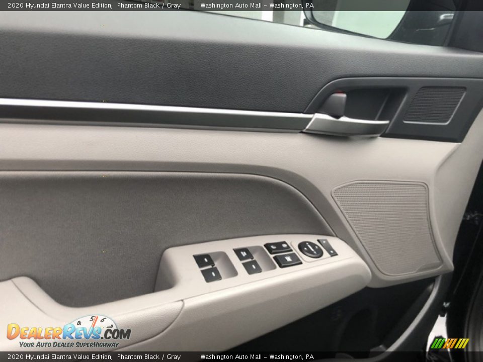 2020 Hyundai Elantra Value Edition Phantom Black / Gray Photo #7