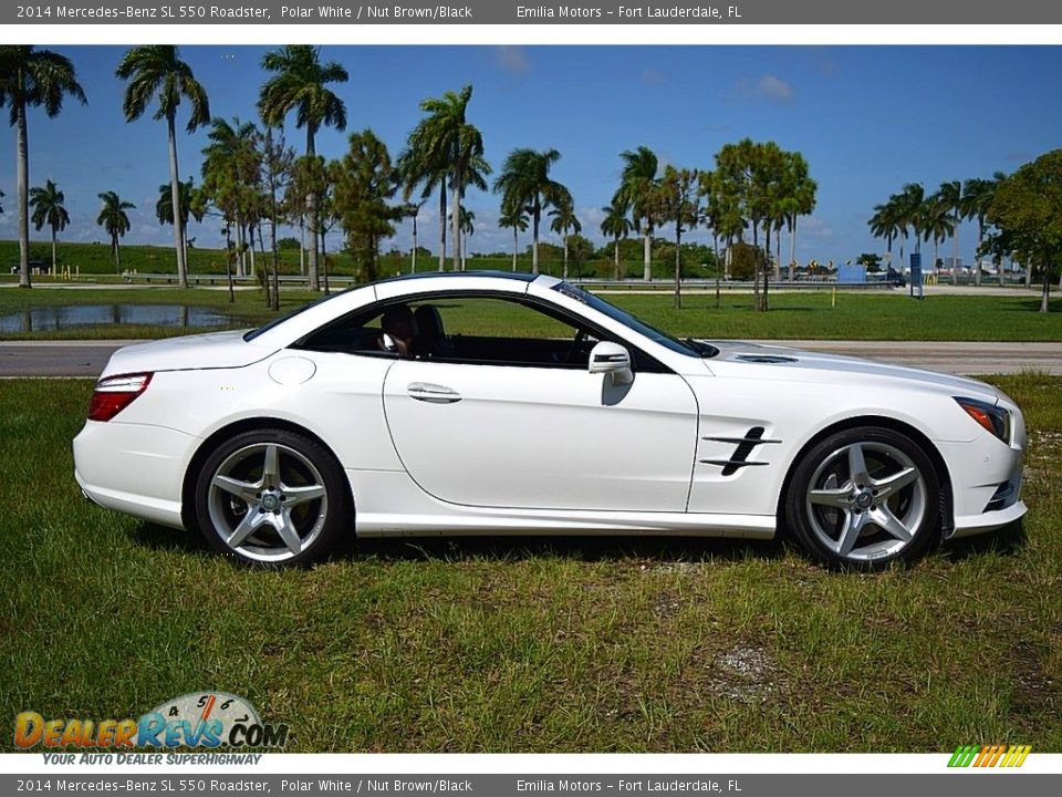 Polar White 2014 Mercedes-Benz SL 550 Roadster Photo #12