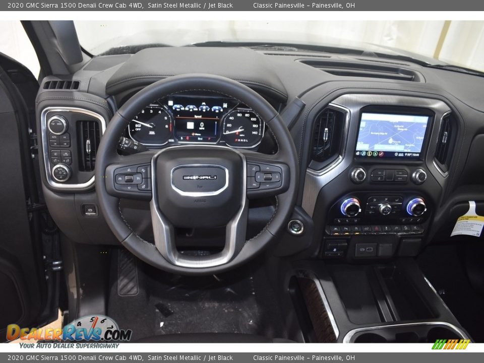 2020 GMC Sierra 1500 Denali Crew Cab 4WD Satin Steel Metallic / Jet Black Photo #11