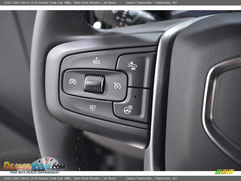 2020 GMC Sierra 1500 Denali Crew Cab 4WD Satin Steel Metallic / Jet Black Photo #13