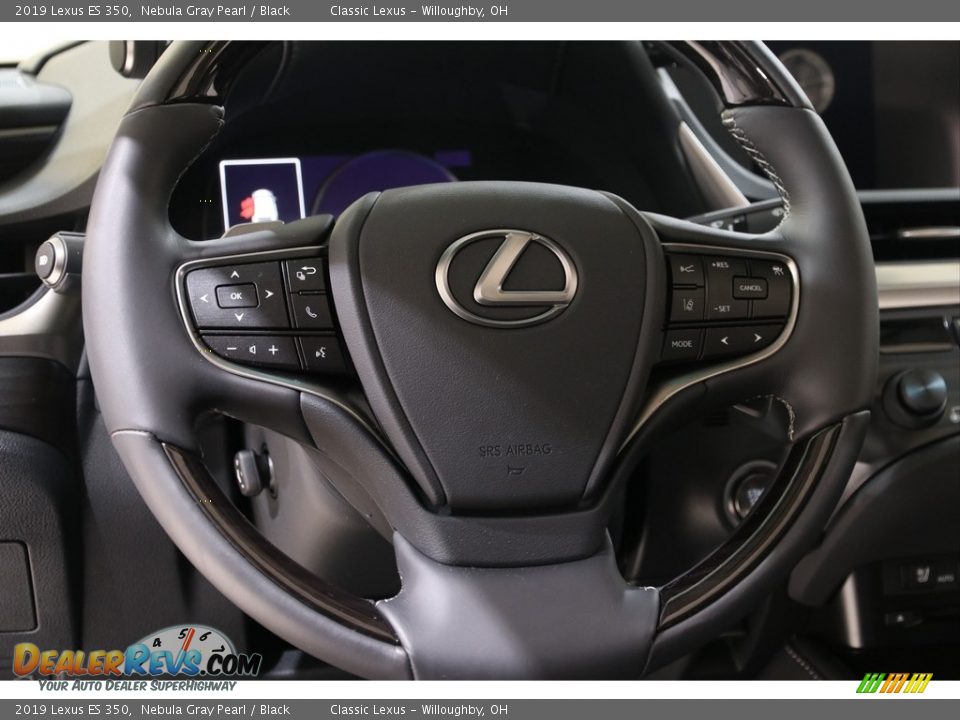 2019 Lexus ES 350 Nebula Gray Pearl / Black Photo #7