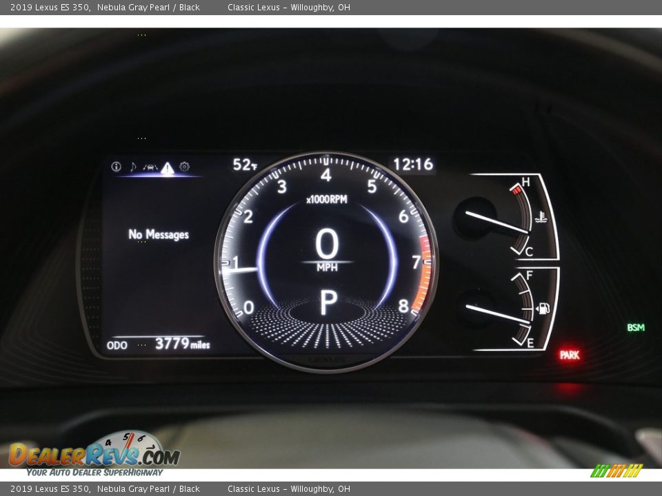 2019 Lexus ES 350 Nebula Gray Pearl / Black Photo #8