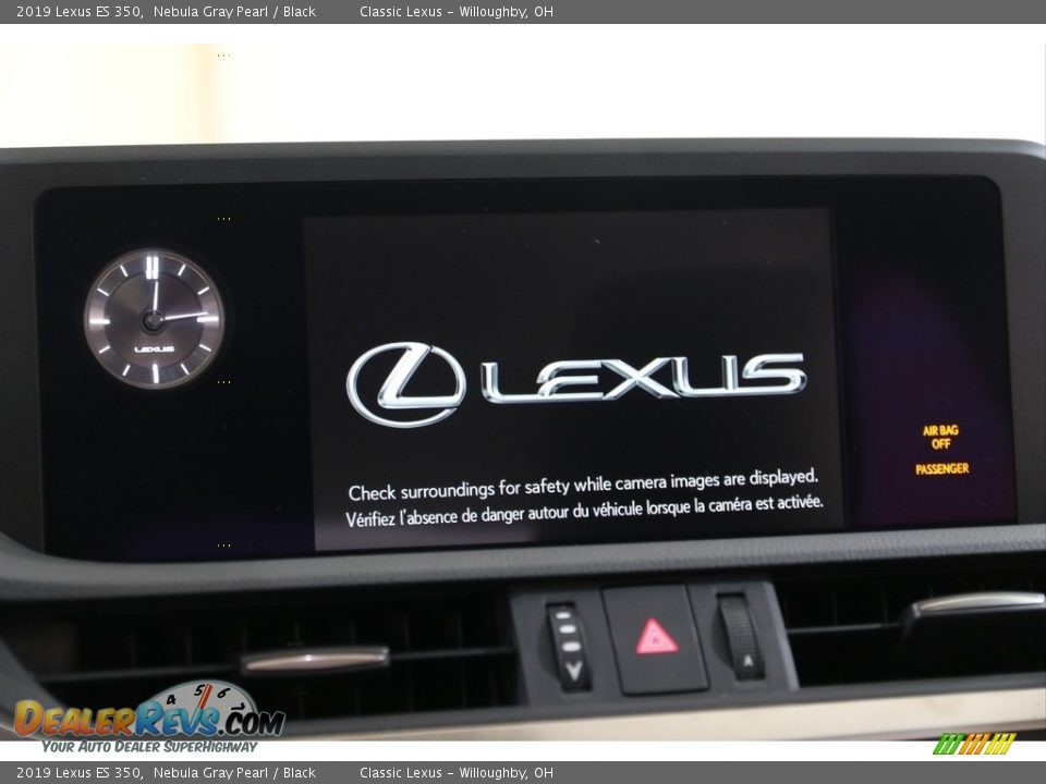 2019 Lexus ES 350 Nebula Gray Pearl / Black Photo #10