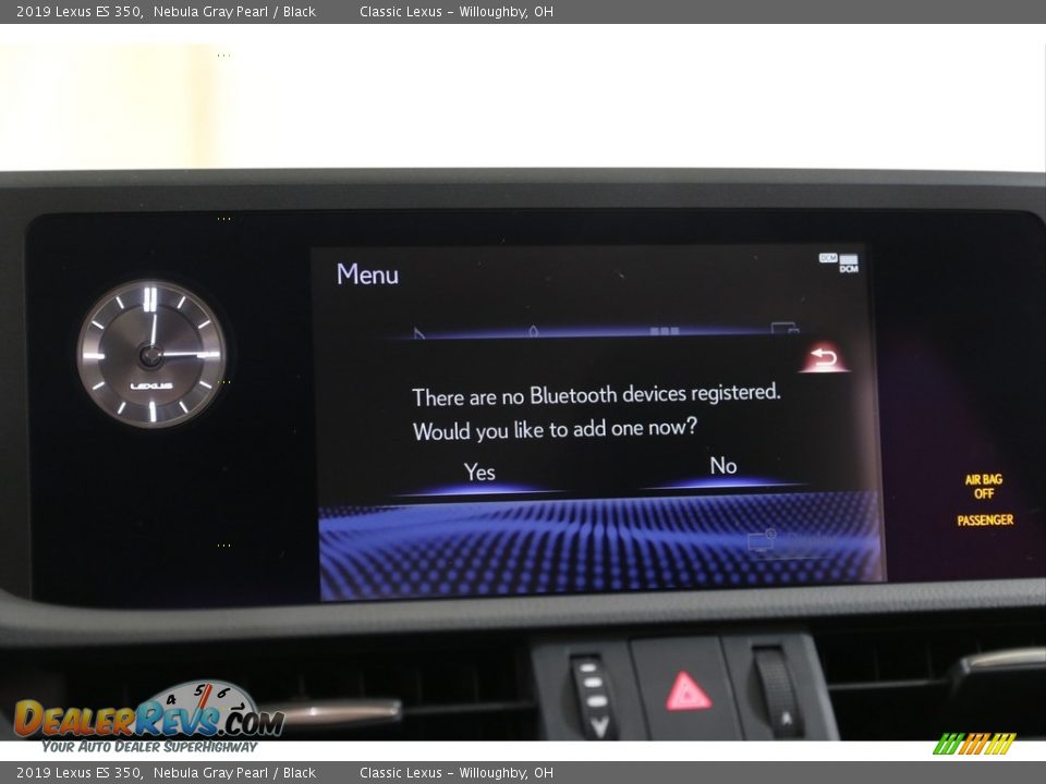 2019 Lexus ES 350 Nebula Gray Pearl / Black Photo #13