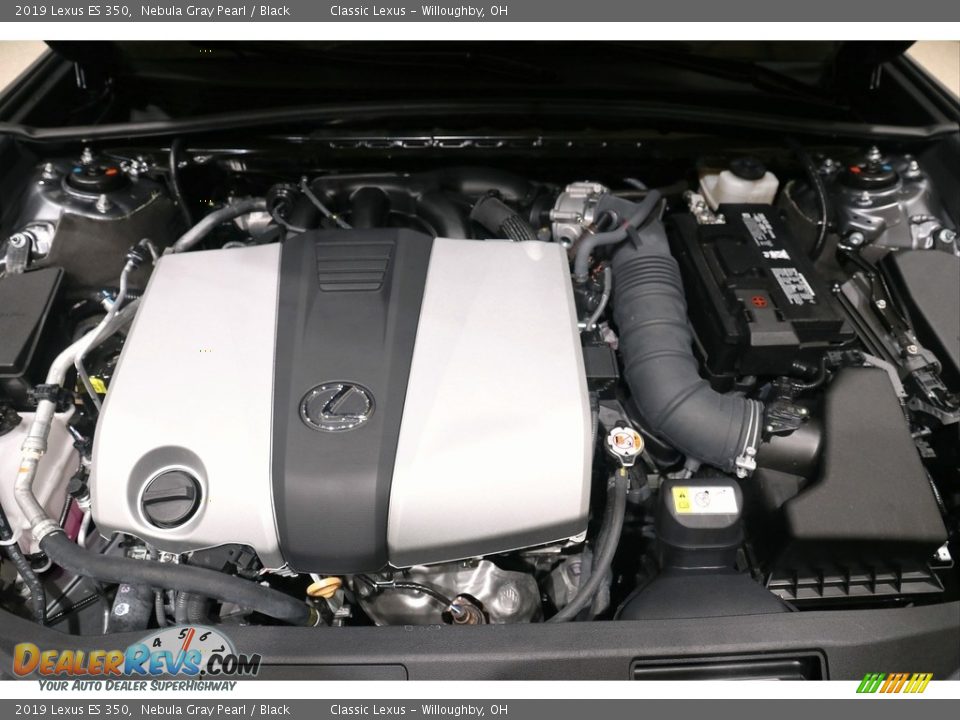 2019 Lexus ES 350 Nebula Gray Pearl / Black Photo #25