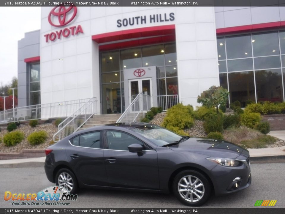 2015 Mazda MAZDA3 i Touring 4 Door Meteor Gray Mica / Black Photo #2