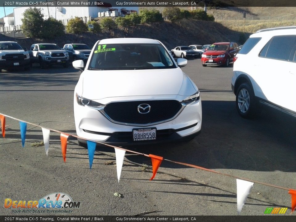 2017 Mazda CX-5 Touring Crystal White Pearl / Black Photo #1