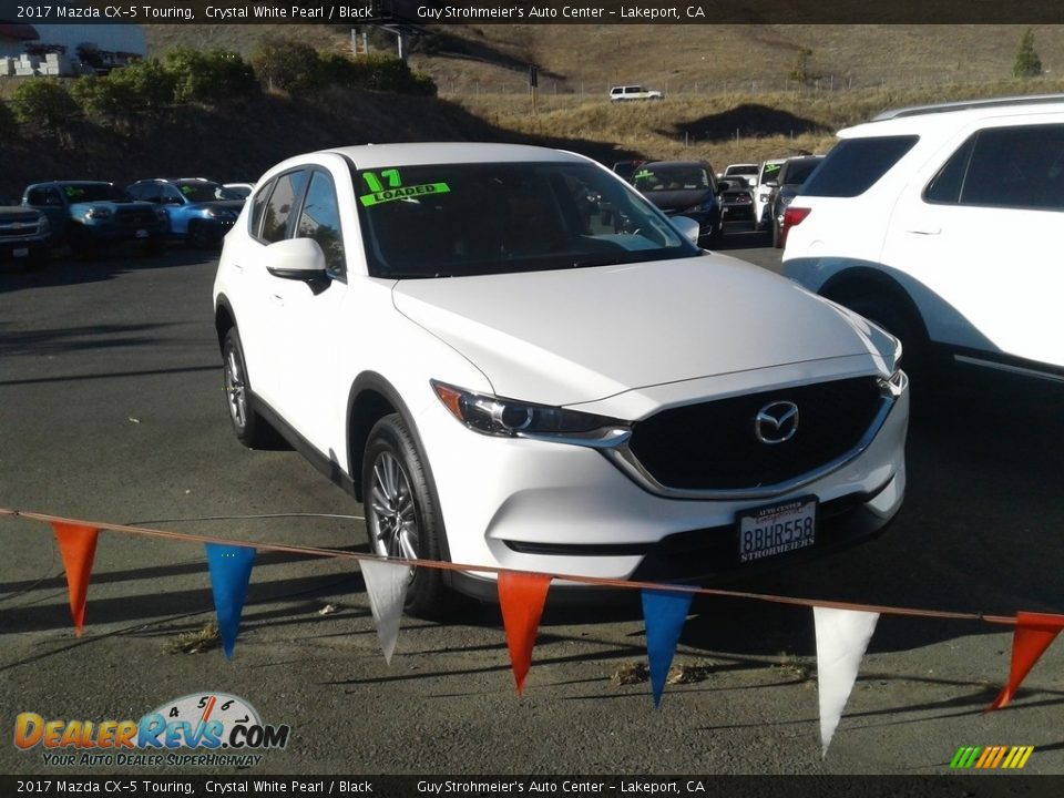 2017 Mazda CX-5 Touring Crystal White Pearl / Black Photo #2