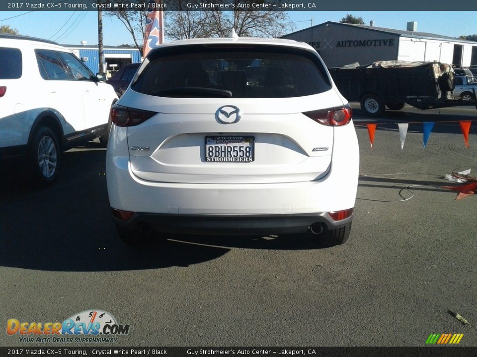 2017 Mazda CX-5 Touring Crystal White Pearl / Black Photo #3