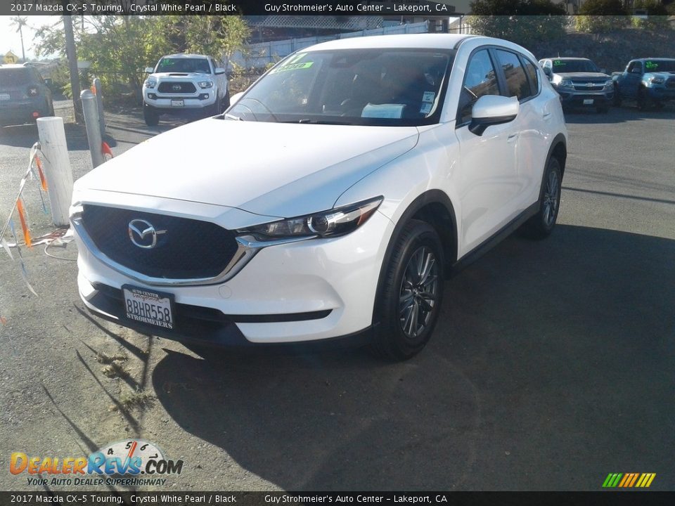 2017 Mazda CX-5 Touring Crystal White Pearl / Black Photo #4