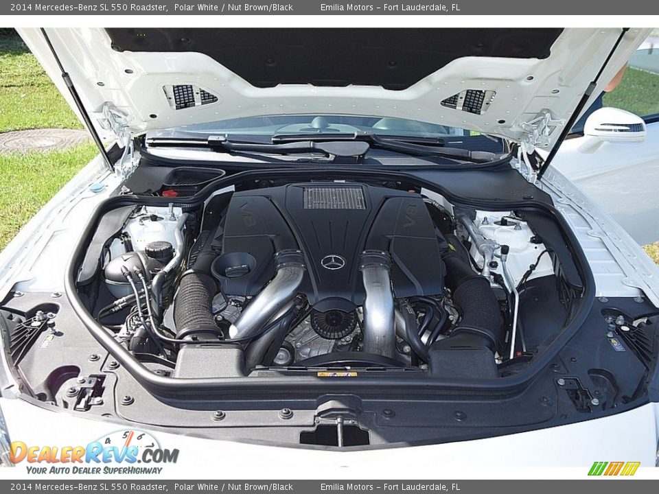 2014 Mercedes-Benz SL 550 Roadster 4.6 Liter Twin-Turbocharged DOHC 32-Valve VVT V8 Engine Photo #64