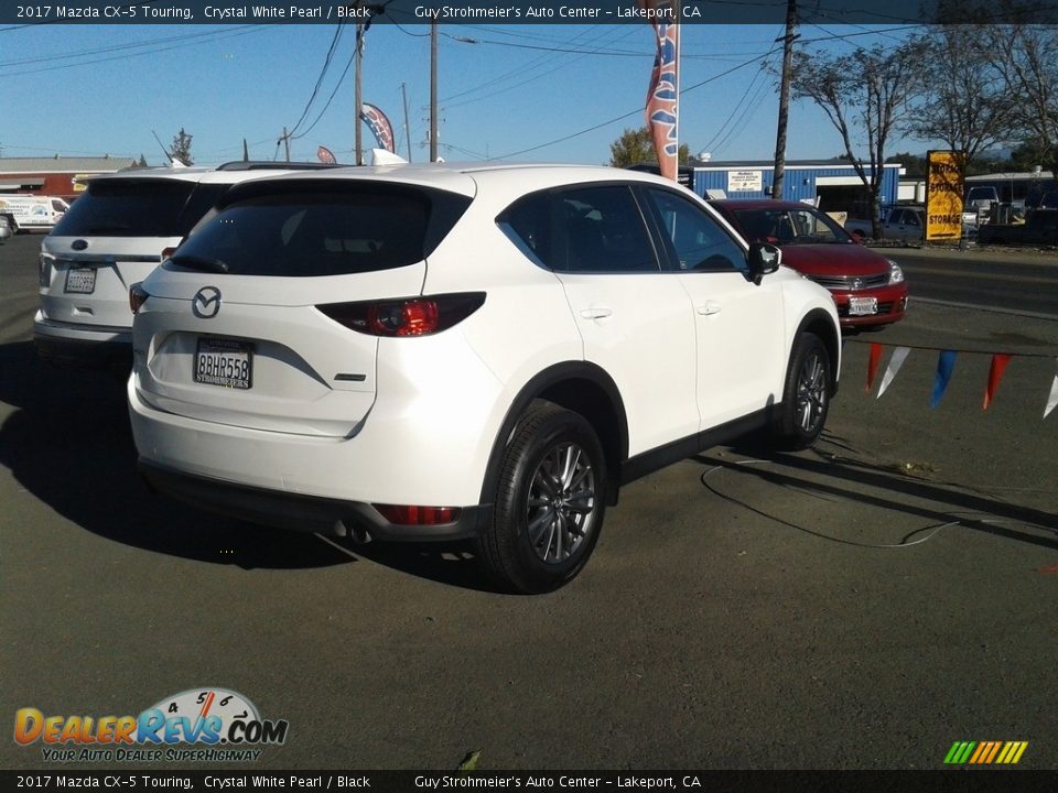 2017 Mazda CX-5 Touring Crystal White Pearl / Black Photo #5