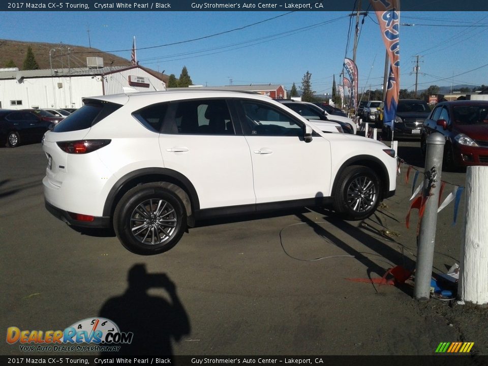 2017 Mazda CX-5 Touring Crystal White Pearl / Black Photo #6