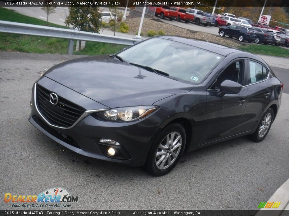 2015 Mazda MAZDA3 i Touring 4 Door Meteor Gray Mica / Black Photo #12