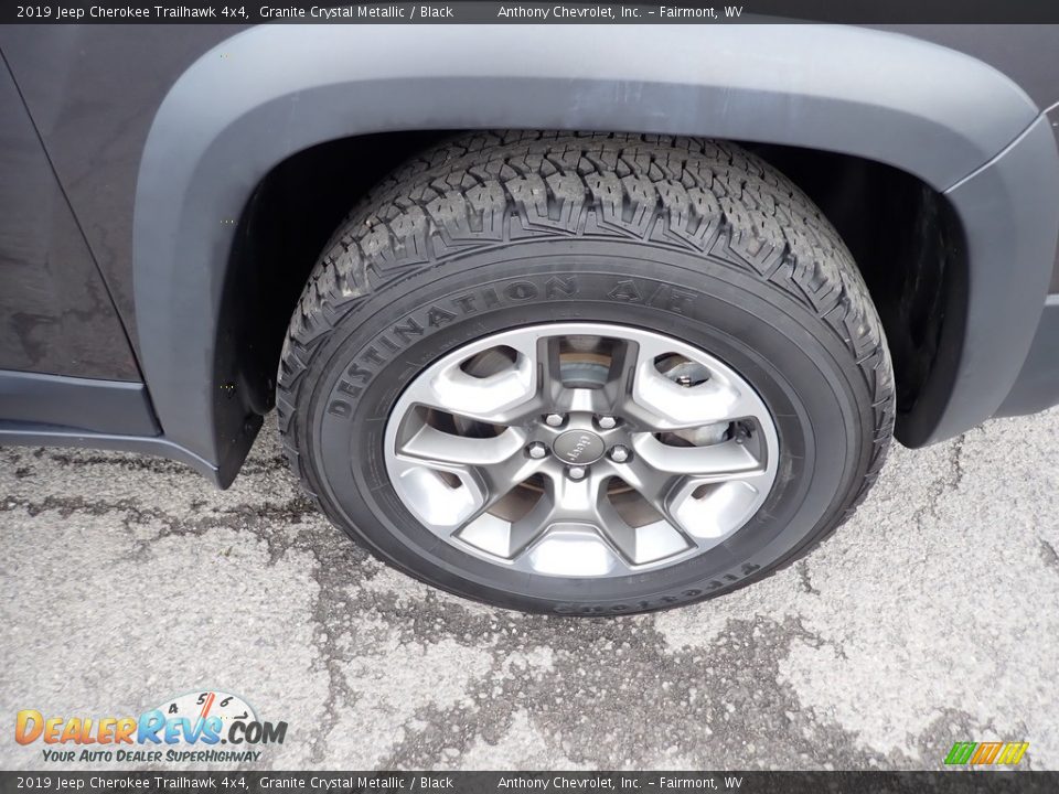 2019 Jeep Cherokee Trailhawk 4x4 Granite Crystal Metallic / Black Photo #2