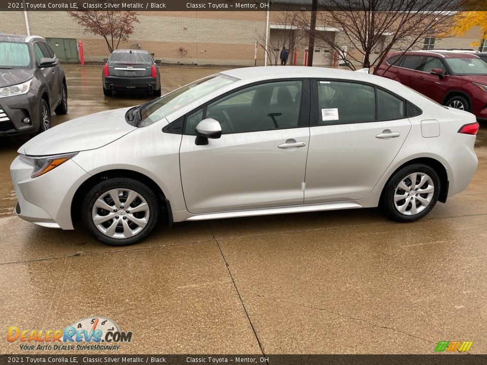 2021 Toyota Corolla LE Classic Silver Metallic / Black Photo #1