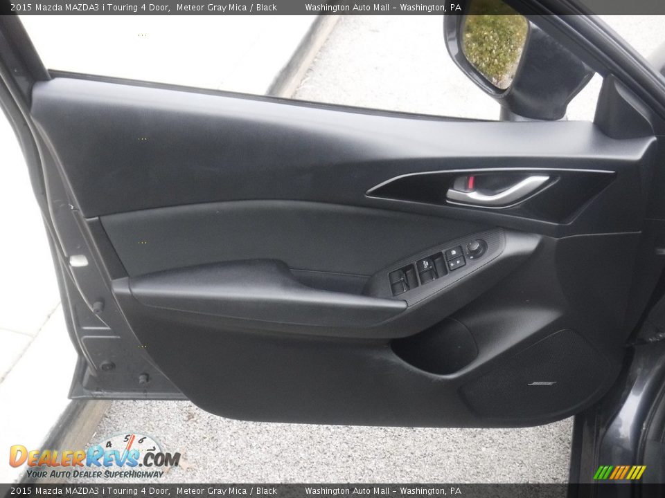 2015 Mazda MAZDA3 i Touring 4 Door Meteor Gray Mica / Black Photo #19