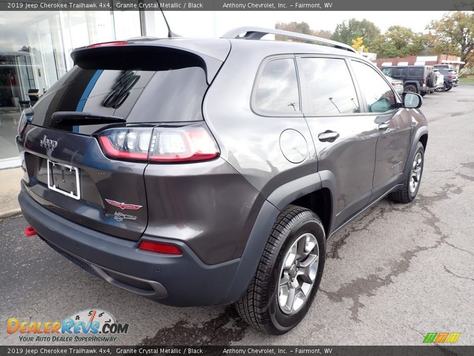 2019 Jeep Cherokee Trailhawk 4x4 Granite Crystal Metallic / Black Photo #4
