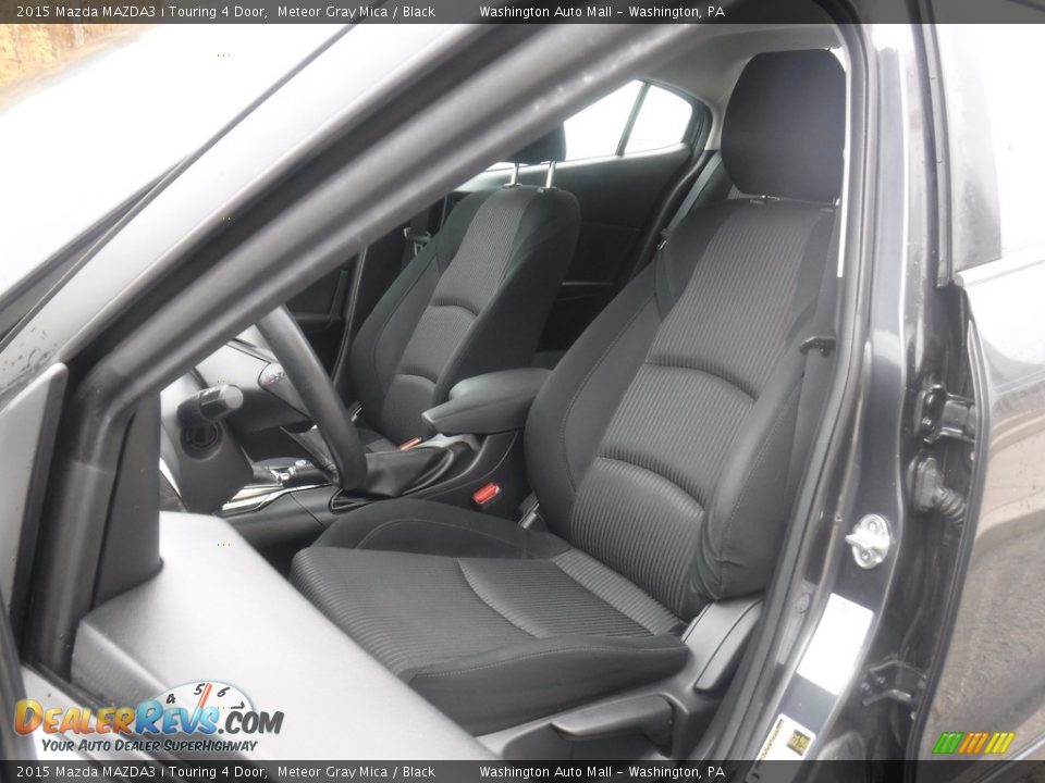 2015 Mazda MAZDA3 i Touring 4 Door Meteor Gray Mica / Black Photo #21
