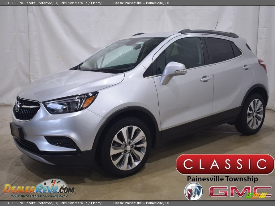 2017 Buick Encore Preferred Quicksilver Metallic / Ebony Photo #1